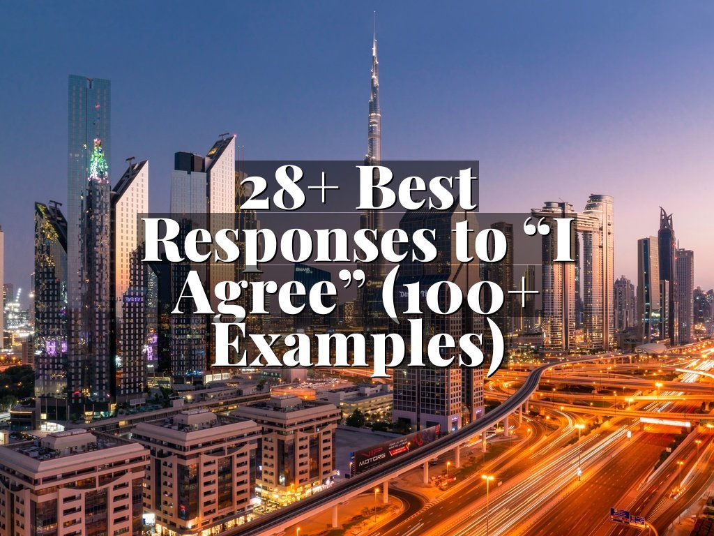28+ Best Responses to “I Agree” (100+ Examples)