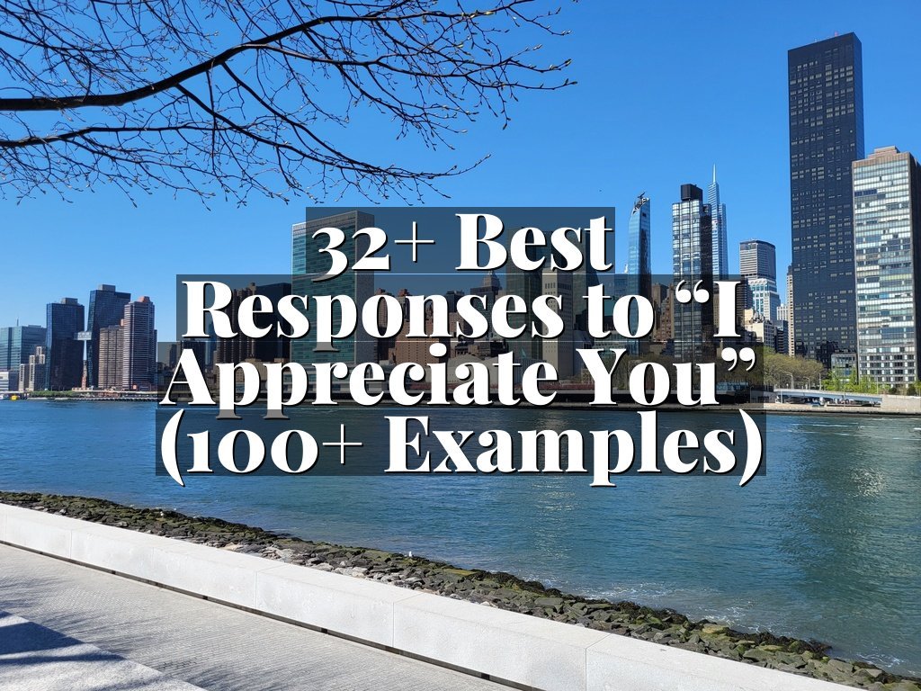 32+ Best Responses to “I Appreciate You” (100+ Examples)